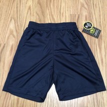 Athletic Works Little Boys Blue Shorts Size 6-7 Small Elastic Waist Pocket - £6.14 GBP