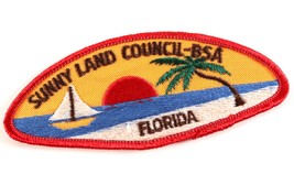 Vintage Sunny Land Council Florida Boy Scout BSA Shoulder CSP Patch - £9.20 GBP