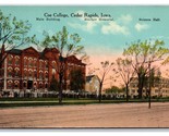Coe College Edifici Cedar Rapids Iowa Ia Unp DB Cartolina Y4 - $4.04