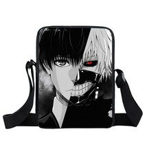 Anime Tokyo Ghoul Shoulder Bags Women Crossbody Bags Manga Kaneki Ken Ladies Han - £16.71 GBP