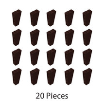 Part 2449 Slope Inverted 75° 2x1x3 Compatible Building Pieces 20x Dark Brown - £7.24 GBP