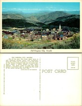 Nevada Virginia City Gold &amp; Silver Mining Ghost Town View Vintage Postcard - £7.43 GBP