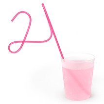 21St Birthday Party Xl Pink 21 Straw | Bday Decorations, Finally 21, Birthday Gi - £11.96 GBP