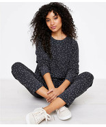 LOFT Lou &amp; Grey Star Terry Sweatshirt Charcoal New - $761.39 MXN