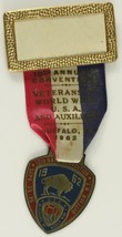Vintage US Military Veterans WWI 10th Annual Convention Ribbon 1962 Buffalo NY - £22.76 GBP