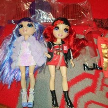 Rainbow High doll lot, Ruby Anderson &amp; Violet Willows, super clean, lots accesso - £29.35 GBP