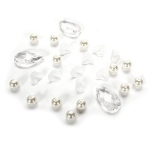 Acrylic Flower Pearl Mix White - $25.44