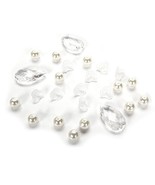 Acrylic Flower Pearl Mix White - $35.50 CAD