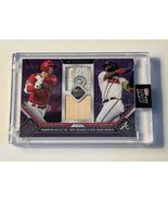 11/25 DUAL Game-Used Base/Bat Relic Ohtani/Acuna 2023 Topps Now OS18B - ... - $1,650.00