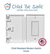 Child Be Safe Child and Pet Proof WHITE Rocker Wide Switch Safety Cover,... - £10.09 GBP