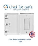 Child Be Safe Child and Pet Proof WHITE Rocker Wide Switch Safety Cover,... - £10.08 GBP
