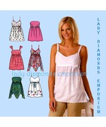 Simplicity 4127 Womens Summer Babydoll Tops Strapless Option size 12 14 ... - £11.76 GBP