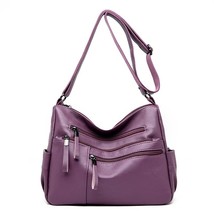 Multi-pocket Female Shoulder Bags 2022 Designer Good Quality Leather Women Cross - £31.36 GBP