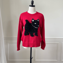 Vintage 80s 90s Boundary Waters Dog Sweater S - $23.04