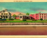 St Luke Hospital Middleboro Massachusetts MA UNP Linen Postcard D12 - $3.02