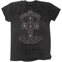Guns N&#39; Roses Monochrome Cross Official Tee T-Shirt Mens Unisex - £26.83 GBP