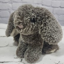 Douglas Stormie Bunny Rabbit Plush Gray Sitting Stuffed Animal Cuddle Toy - £15.56 GBP