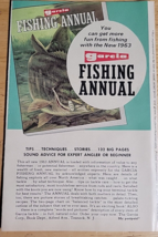Vintage Garcia Pull Out Ad 1963 Fishing Annual 8 Pages Rods Reels Lures ... - £14.68 GBP
