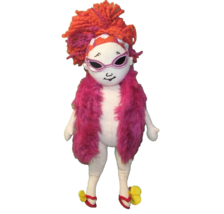 20" Fancy Nancy Doll Plush Madame Alexander With Boa Sun Glasses Crown - $10.80