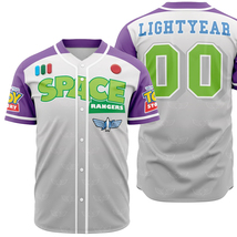 Custom Baseball Jersey Toy Story Buzz Lightyear Unisex Shirt Birthday Gift - £16.02 GBP+