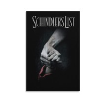 Movie Poster Schindler&#39;s List Unframed Indoor Canvas Wallart 12x18 Inch ... - $262.60 MXN