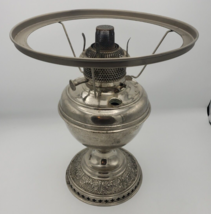 Antique 1894 B&amp;H Oil Kerosene Lamp Bradley Hubbard Light 1890s 12&quot; Tall No Dome - £58.60 GBP