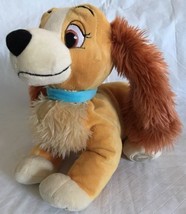 Disney Store 14” Lady Plush Cocker Spaniel Dog from Lady &amp; the Tramp - £16.01 GBP