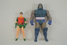 DC Comics Action Figure Lot of 2 Robin & Darkseid Retro 1985 Missing Capes - $14.50