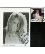 KATHY SHOWER 8 X 10 BW PHOTO SIGNED 1994 VERY RARE - $932.93 MXN