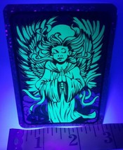 90s Praying Glow in the Dark Angel Vending Machine Sticker Religious Afterlife - £11.01 GBP