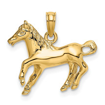 14K Galloping Horse Charm K6463 - $350.68