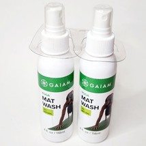 Gaiam Yoga Mat Wash Spray All Natural 4 oz Each 2-Pack - £9.79 GBP