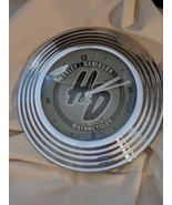 2006 Harley Davidson Wall Clock Bar HD Blue Black Silver 14 in` Bulova M... - $39.59