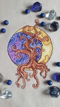 Moon Tree cross stitch mandala pattern - Mandala Tree cross stitch starr... - $7.99