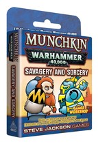Steve Jackson Games Munchkin Warhammer 40K - Savagery and Sorcery Expansion - $21.66
