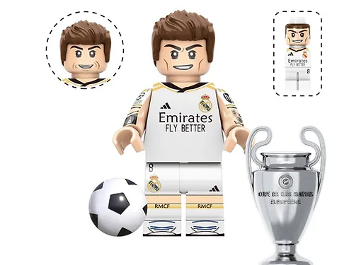 MBricks Tony Kroos Soccer player World Cup V3 Toys Collection Movie Mini... - £4.86 GBP