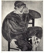 Matisse 1930s LITHOGRAPH +COA YOUNG SAILOR #UniqueGift HENRI MATISSE vin... - $195.00