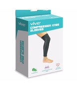 Knee Sleeves Vive 1 Pair Small Compression Leg Support Running, Basketba... - $204.86 MXN