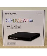 Memorex MDW218B Slim External CD/DVD Writer DVD 8X CDR 24X USB Powered B... - £22.41 GBP