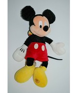 Mickey Mouse Plush Animal 17&quot; Toy fuzzy curly Walt Disney World Disneyland - $29.99