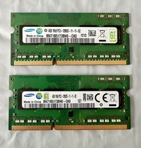 Lot Of 2 Samsung 4GB PC3-12800S Memory Laptop Ram M471B5173BH0-CK0 - $13.28
