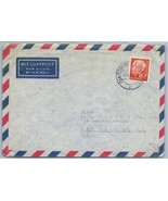 1958 GERMANY Air Mail Cover - Esslingen to New York, NY USA P8 - £2.32 GBP