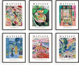 Haus And Hues Aesthetic Posters, Matisse Poster - Set Of 6, 11&quot; X 14&quot;, Unframed - £30.36 GBP