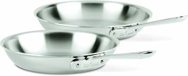 All-Clad D3 3-Ply  10 and 12 inch Fry pan Set with lids - £124.86 GBP