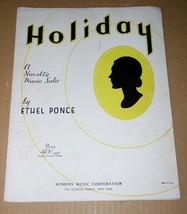 Holiday Songbook Vintage 1933 Ethel Ponce Robbins Music Corp. - £19.97 GBP