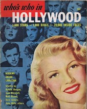 Who&#39;s Who in Hollywood #3 1948 Ronald Reagan Walt Disney Lana Turner C G... - £39.21 GBP