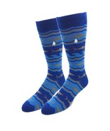 Shark Socks Bamboo Fun Novelty Navy One Size Fits Most Dress Casual Big ... - $19.55 CAD