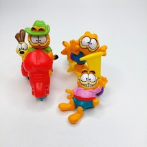 Vintage 1988 Garfield Odie Scooter Figure McDonald&#39;s Happy Meal Toys  - £11.78 GBP