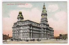 Court House Indianapolis Indiana 1910c postcard - £3.49 GBP