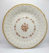 Vintage Renaissance Stoneware 291 Arcadia Brown by Sango Dinner plate 10 5/8&quot; - £6.29 GBP